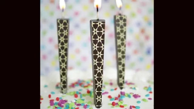 Explore Edible Candles and Other Stylish Snacks for Wholesome Celebrations