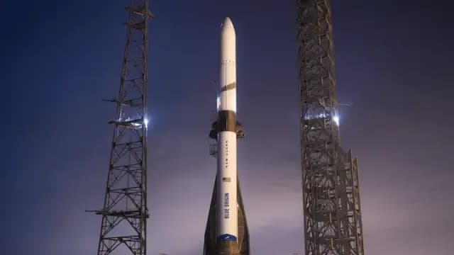Blue Origin's New Glenn rocket is capable of reaching orbital speeds that are 23 times faster than the speed of sound.