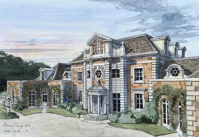 Billionaire's ambitious mansion project, dubbed a 'monstrosity', may face obstacles due to a nearby fort.