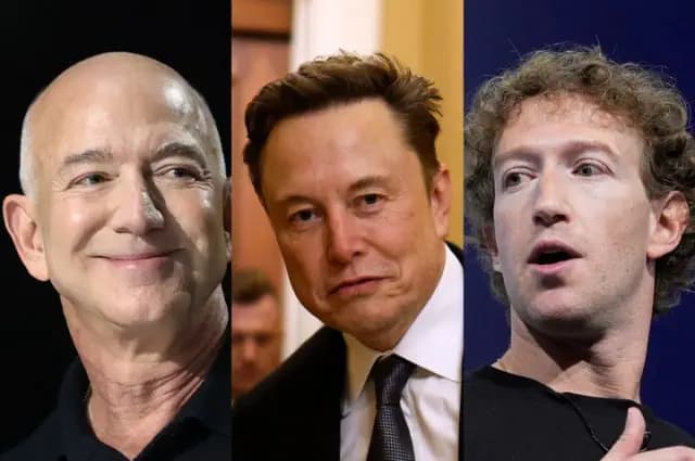Three of the nation's most infamous billionaire competitors are set to share a seat at Trump's inauguration.